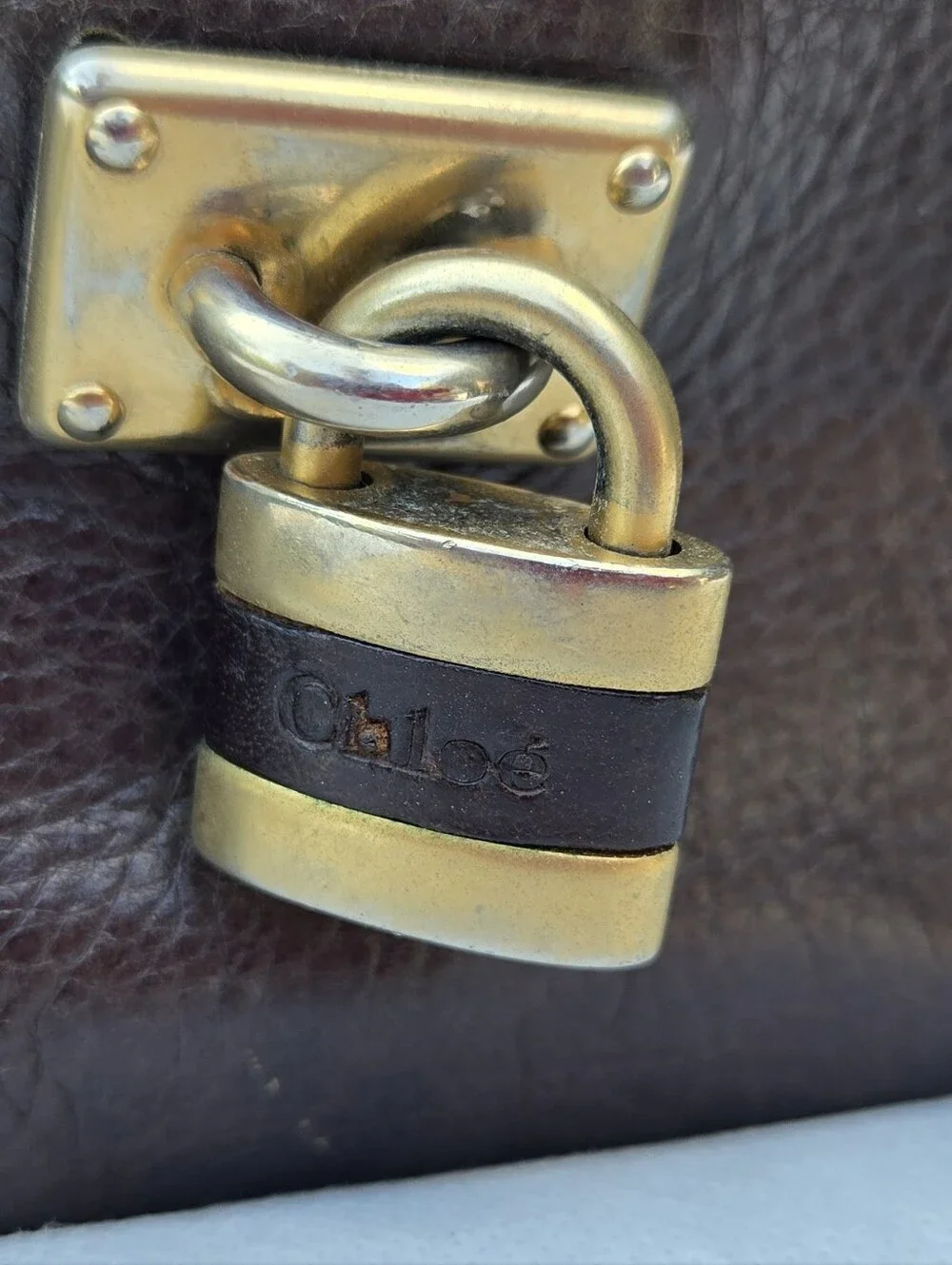 EUC Chloe Paddington Dark Brown Long Wallet